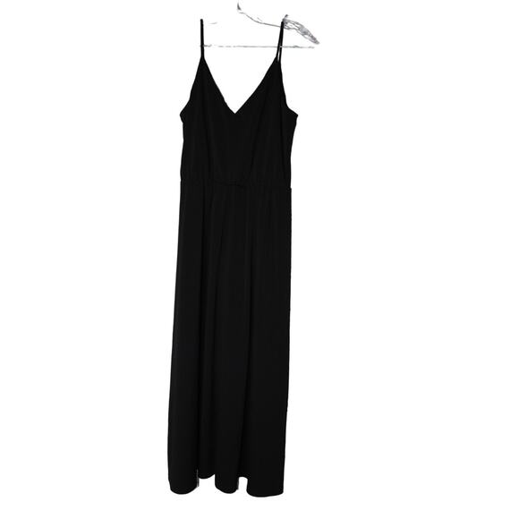 H&M V-Neck Slip‎ Dress Black Size Small - Picture 2 of 5